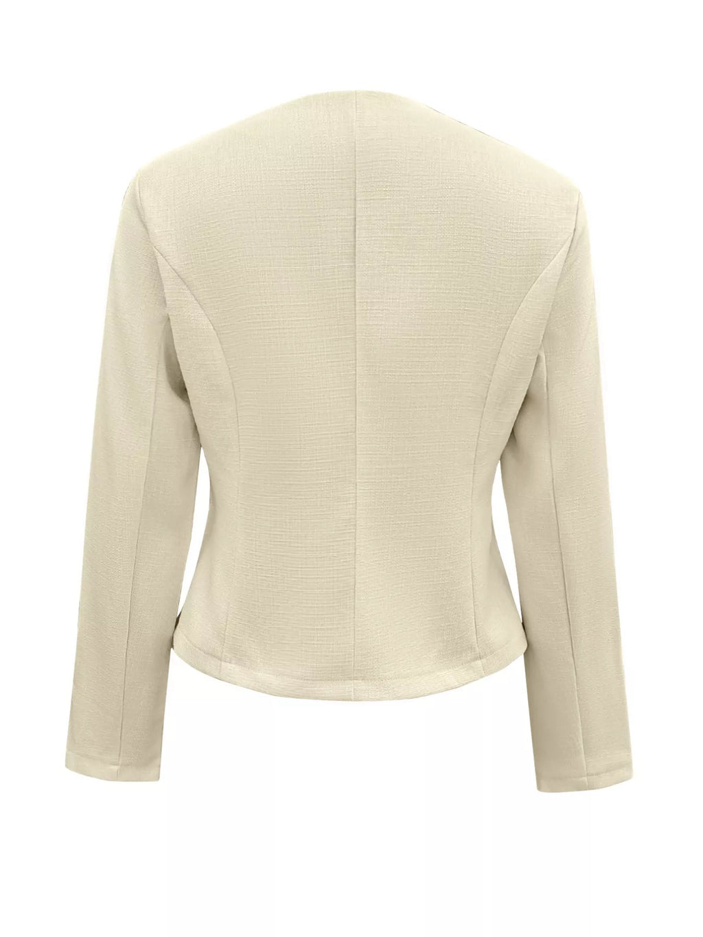 Square-Neck Fitted Blazer — additional view 4