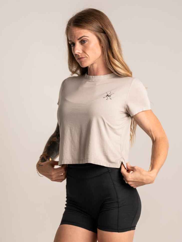 ENCORE CROP TEE