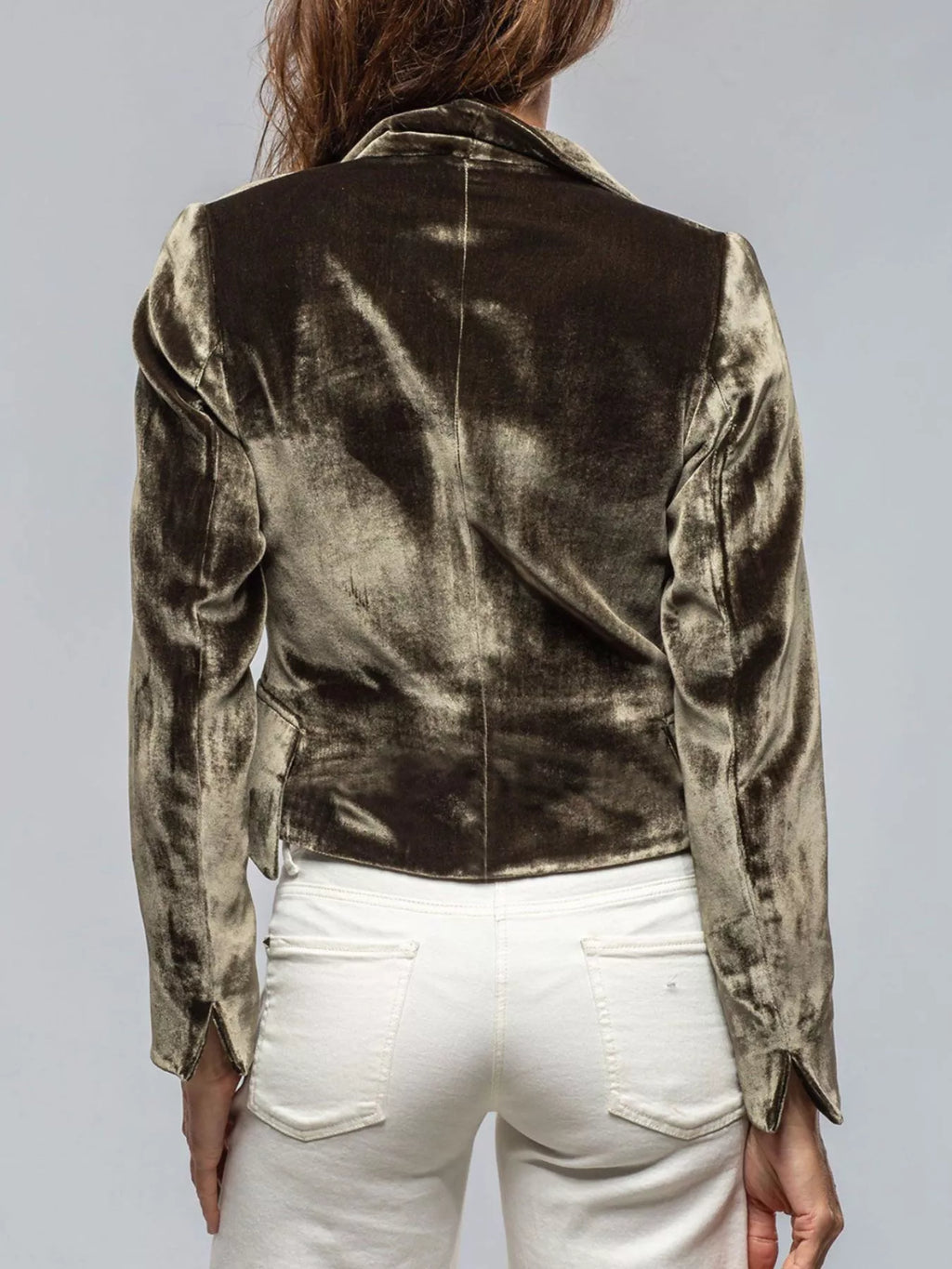 Velvet Single-Button Blazer — additional view 5