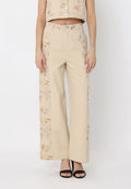 Floral Wide-Leg Pants
