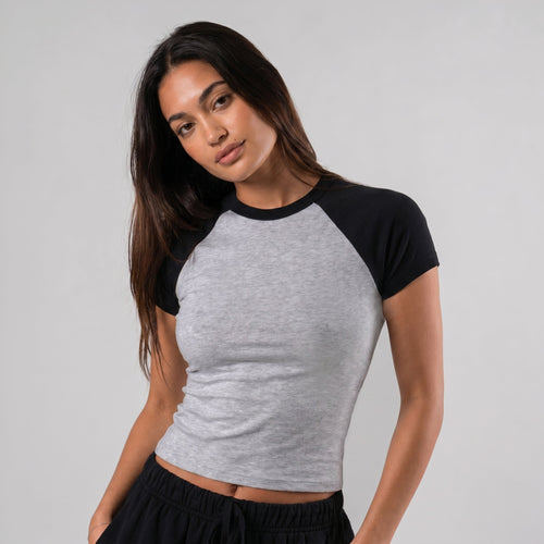 4001R - Women's Raglan Baby Tee