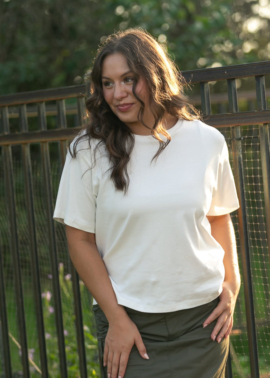 Short Sleeve White Essential Relaxed T-shirt