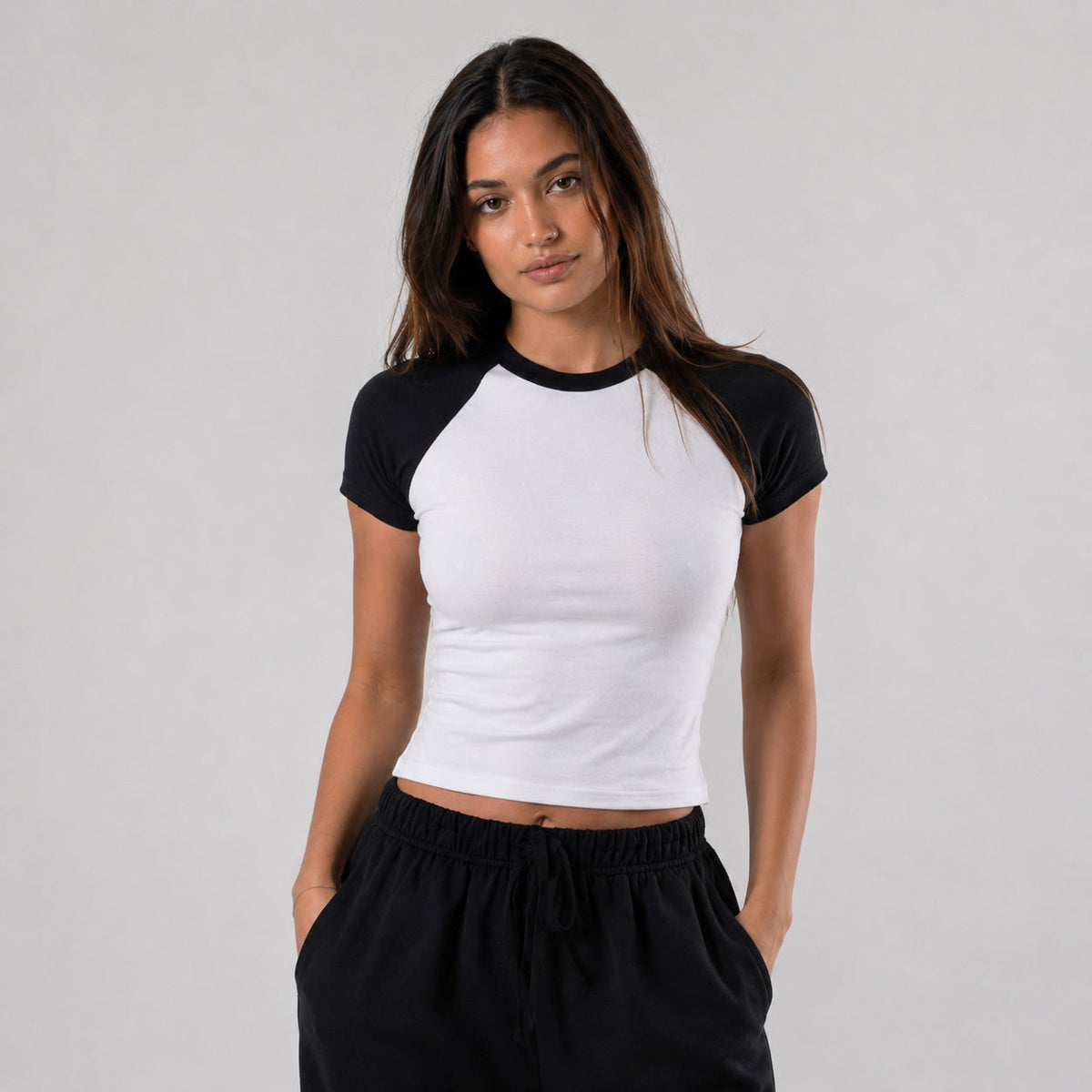4001R - Women's Raglan Baby Tee