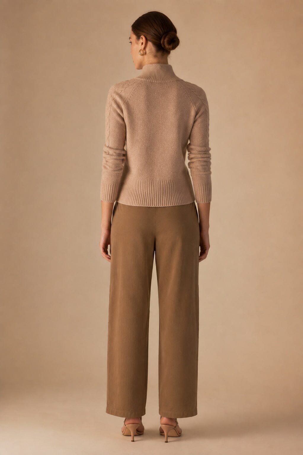 Curved-Panel Wide-Leg Pants — additional view 4